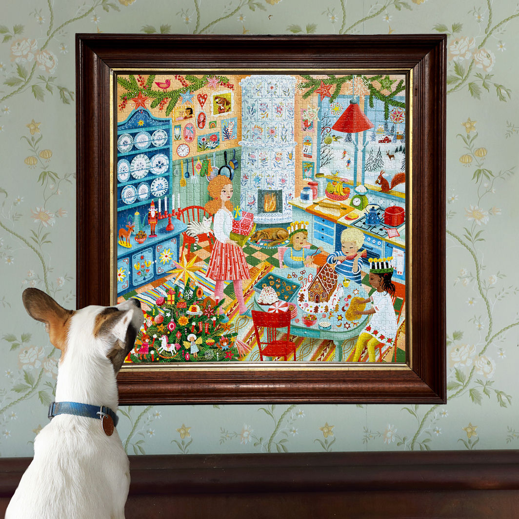 eeBoo Puslespil 1000 brk, Swedish Holiday Kitchen