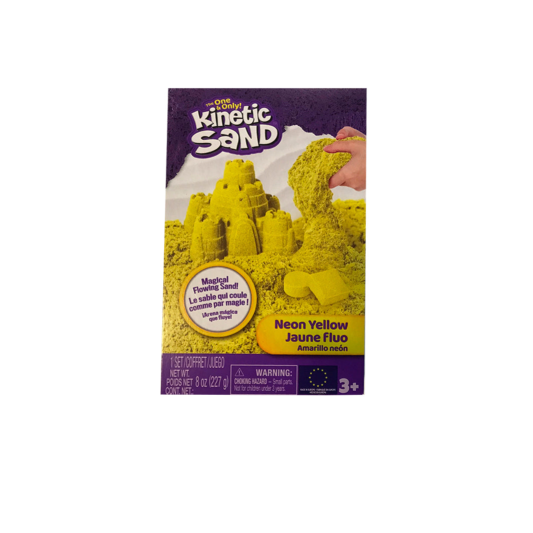 Kinetic Sand, Magisk sand, neon box - 3 ass. farver