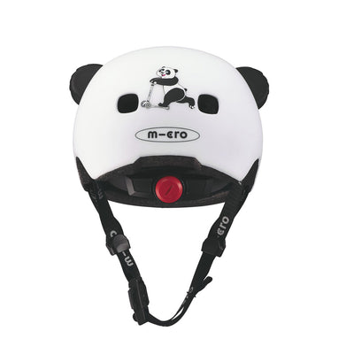 Micro Hjelm, 3D Panda - Str. XS (1-3 år)