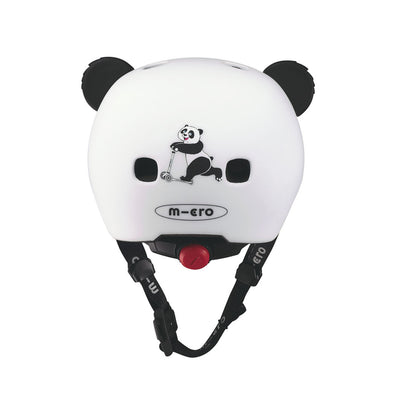 Micro Hjelm, 3D Panda - Str. S (2-5 år)