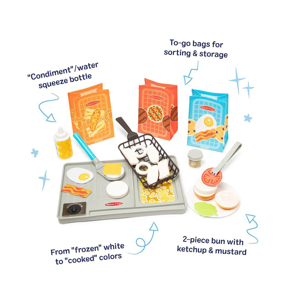 Melissa & Doug Water Wow legemad m. vandaktiverede farveskift, grillbar