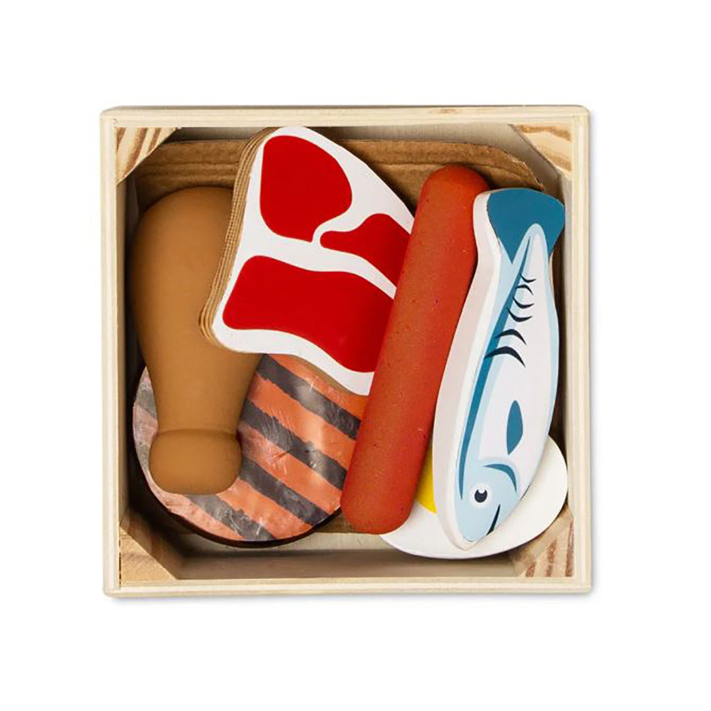 Melissa & Doug Legemad i træ, Proteinfødevarer