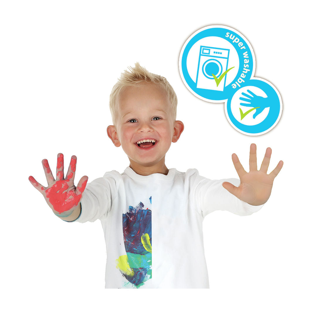 SES Creative Fingermaling, Megasæt - 6 x 110ml