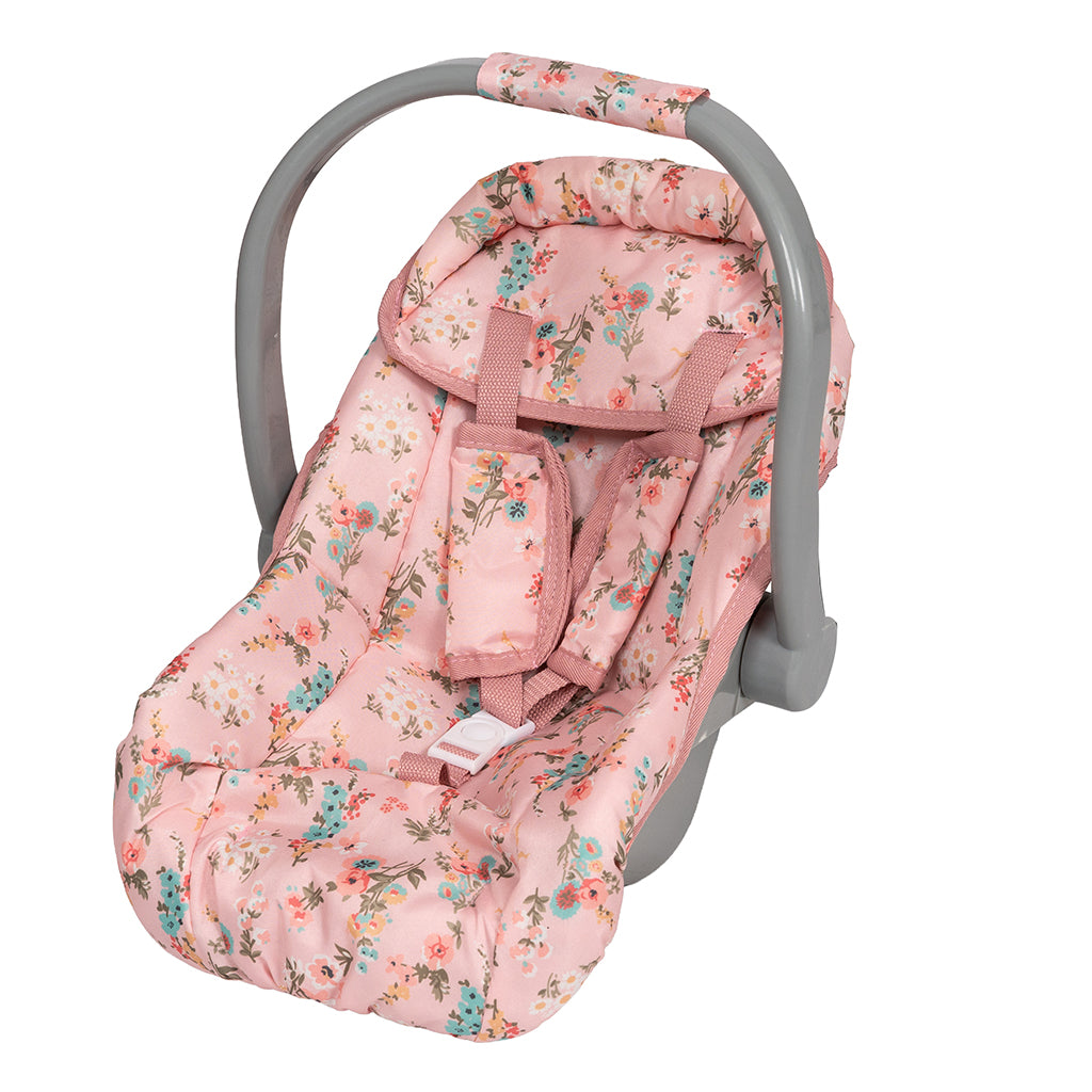 Mamamemo autostol til dukke, blomster