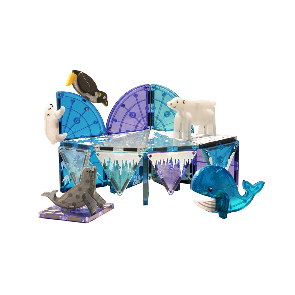Magna-Tiles Magnetisk byggesæt, Artic animals - 25 dele