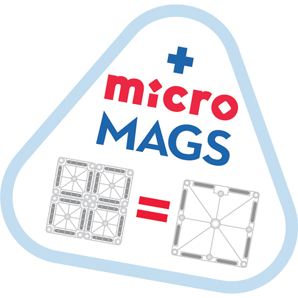 Magna-Tiles Magnetisk byggesæt, Rail Racer - dele