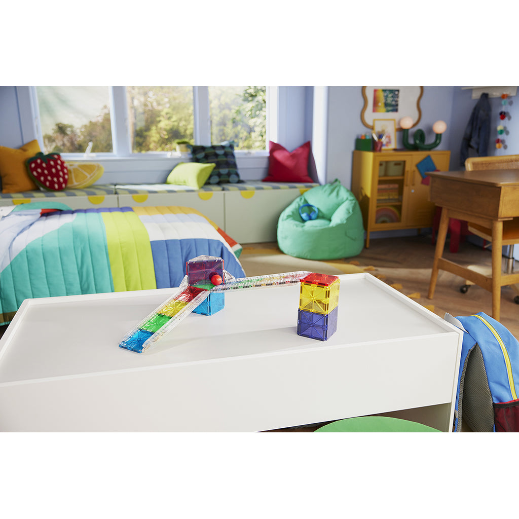 Magna-Tiles Magnetisk byggesæt, Kuglebane - 33 dele