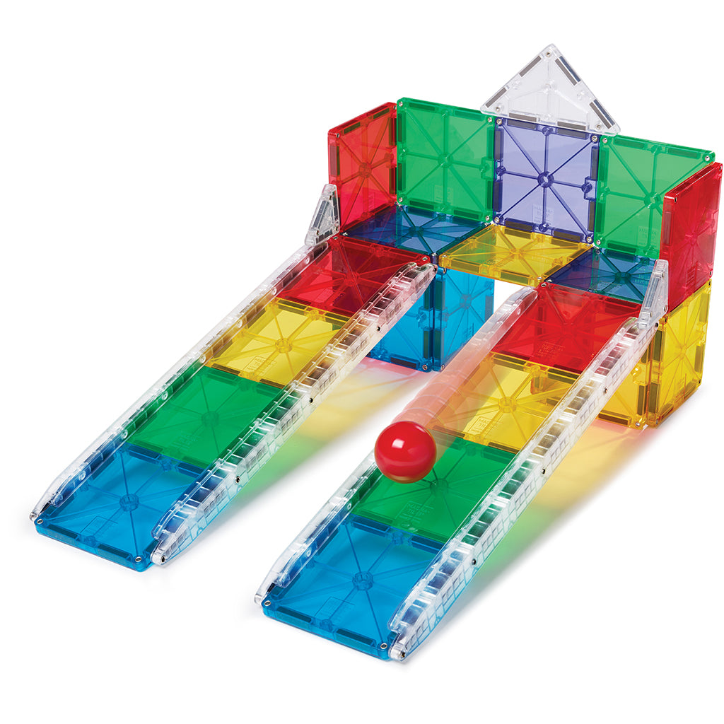 Magna-Tiles Magnetisk byggesæt, Kuglebane - 33 dele