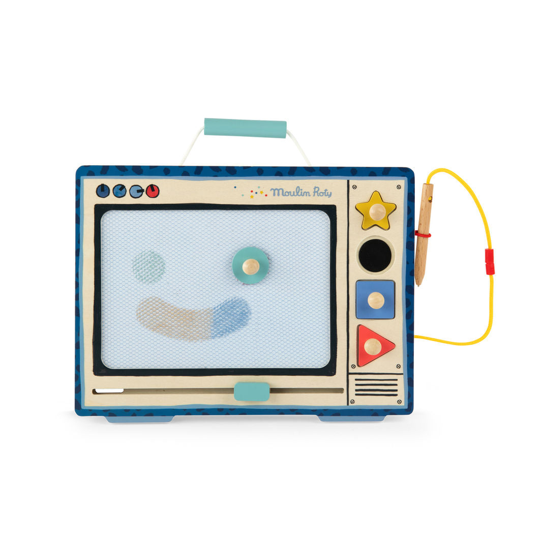 Moulin Roty Magnetisk tegnetavle, Puce & Pilou