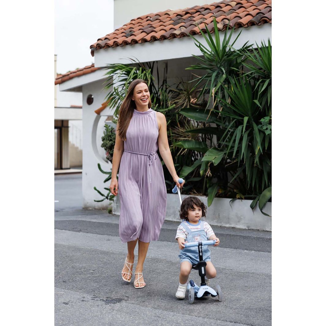 Micro løbehjul, Mini Deluxe LED, Rock & Go - Ocean Slate