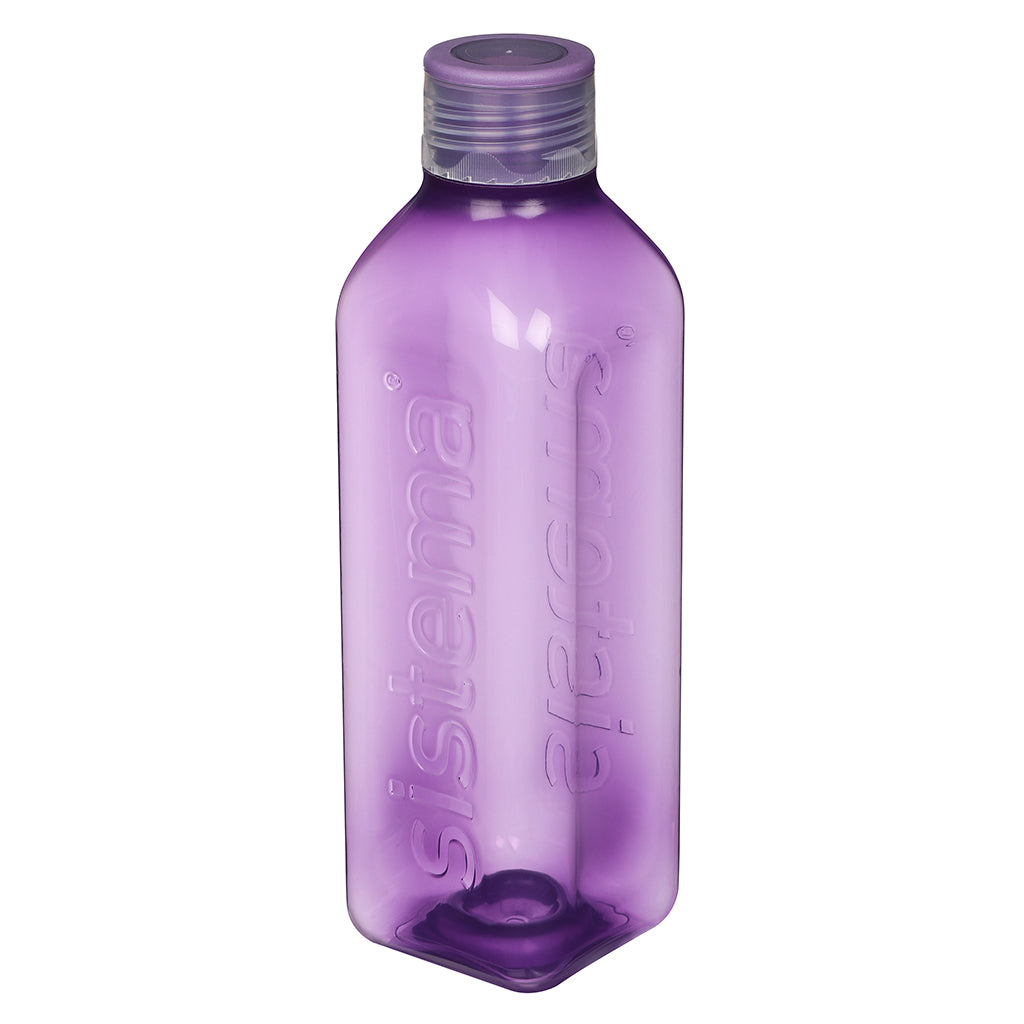Sistema drikkedunk, Square bottle, 1 L - Misty purple