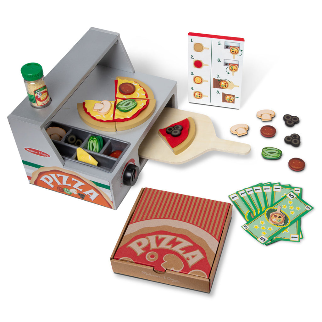Melissa & Doug Legemad, Bag-selv pizza - 41 dele