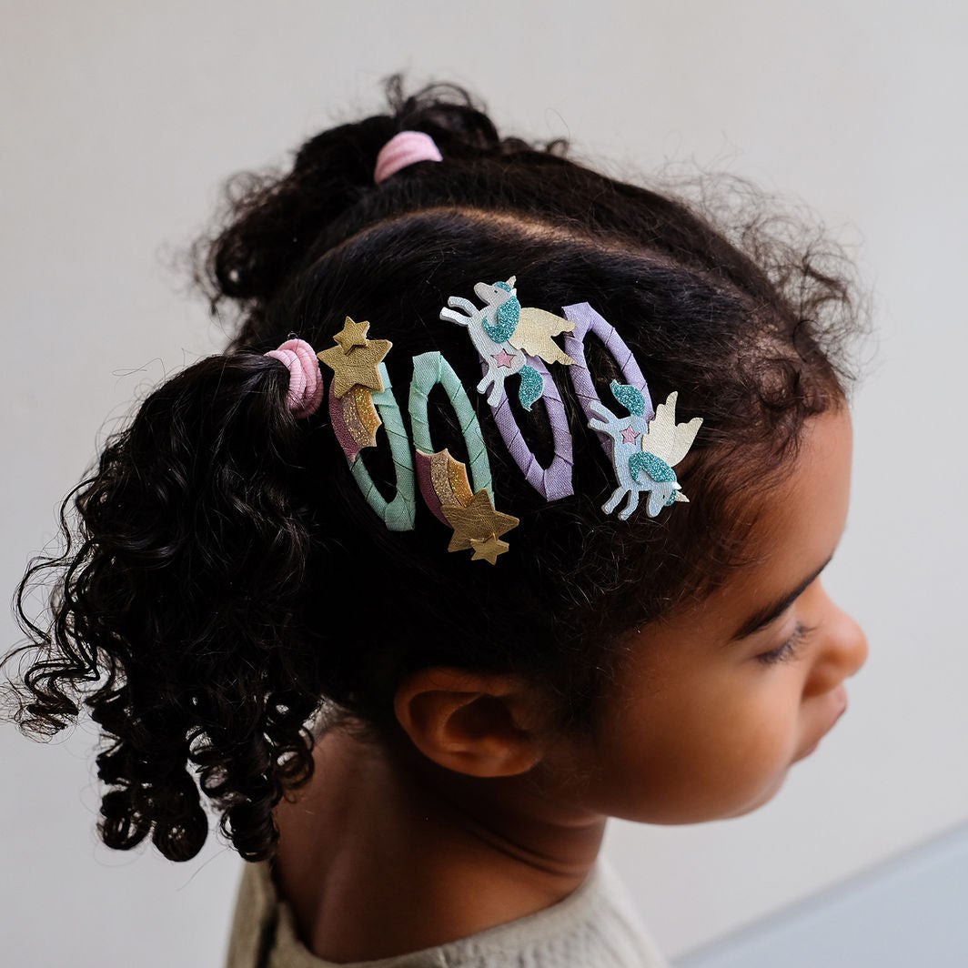 Mimi & Lula 4 hårspænder, My Little Unicorn