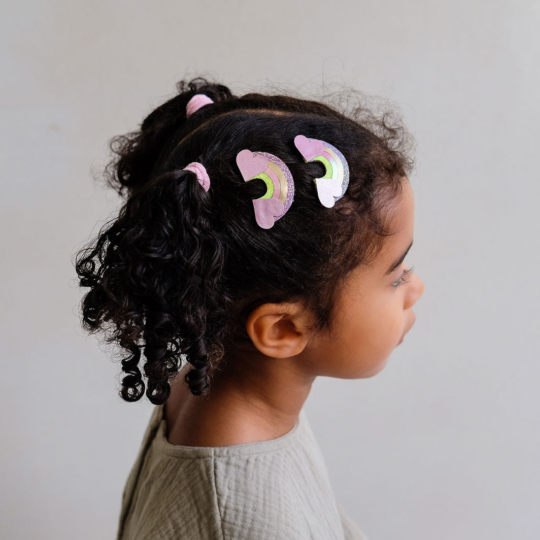Mimi & Lula 2 hårspænder, Rainbow My Little Unicorn
