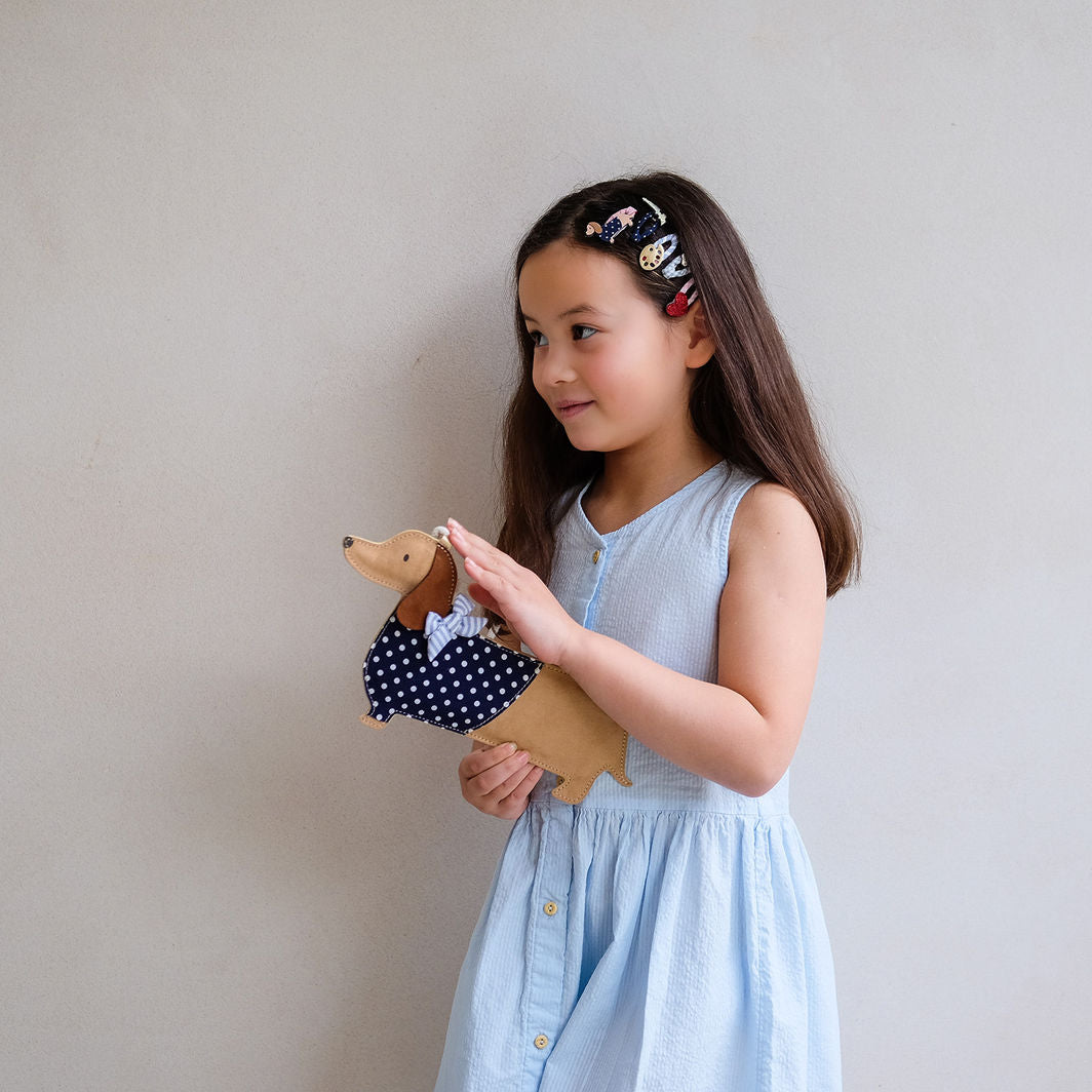 Mimi & Lula taske med rem, Sausage Dog Mon Cheri