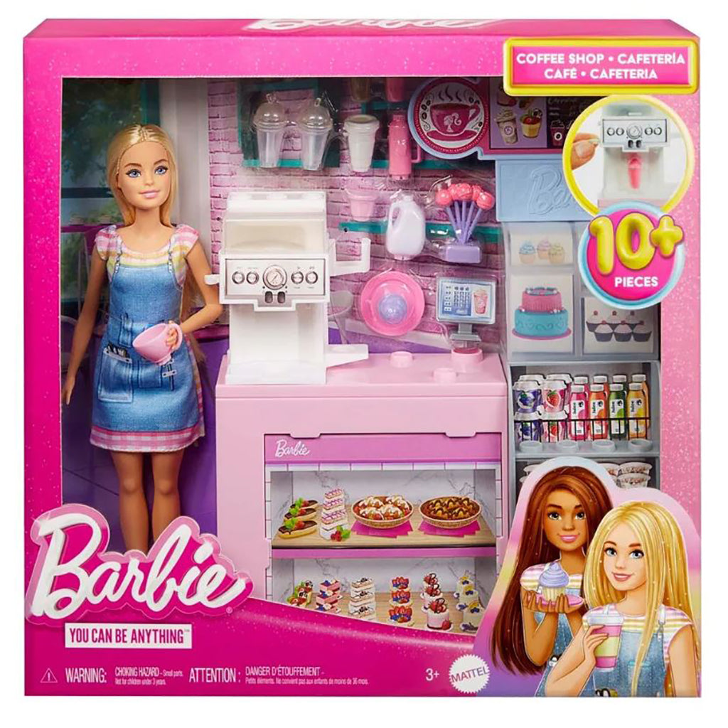 Barbie Career Coffee Shop, Barbie dukke m kaffebar
