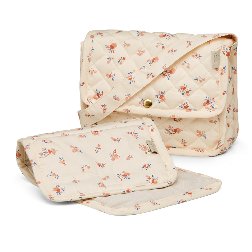 Cam Cam dukketilbehør, Quiltet pusletaske - Berries