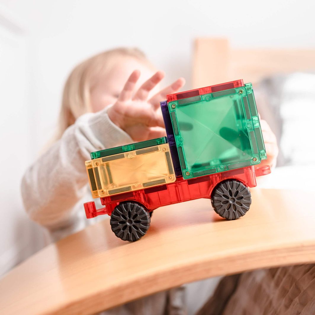 Connetix Motion Pack, Magnetisk byggesæt m. 24 dele - Rainbow