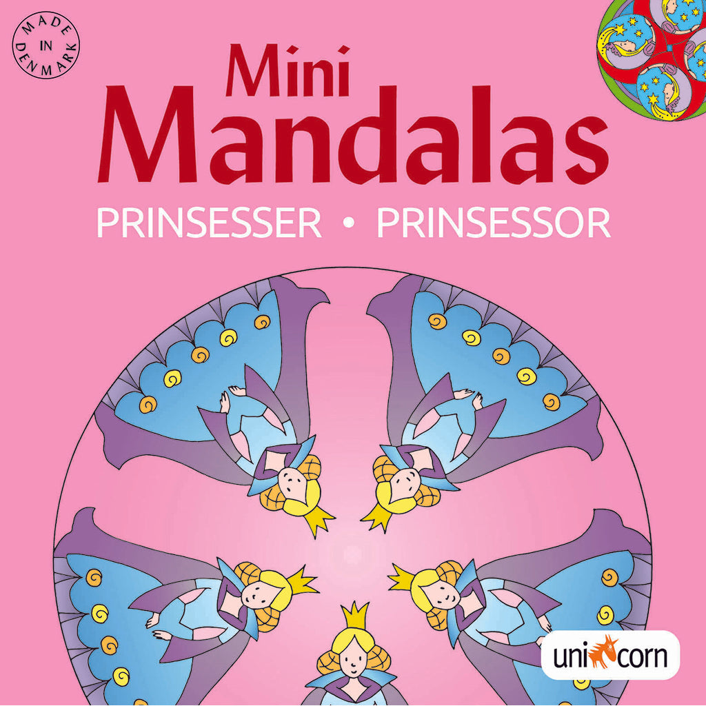 Mandalas malebog mini, prinsesser
