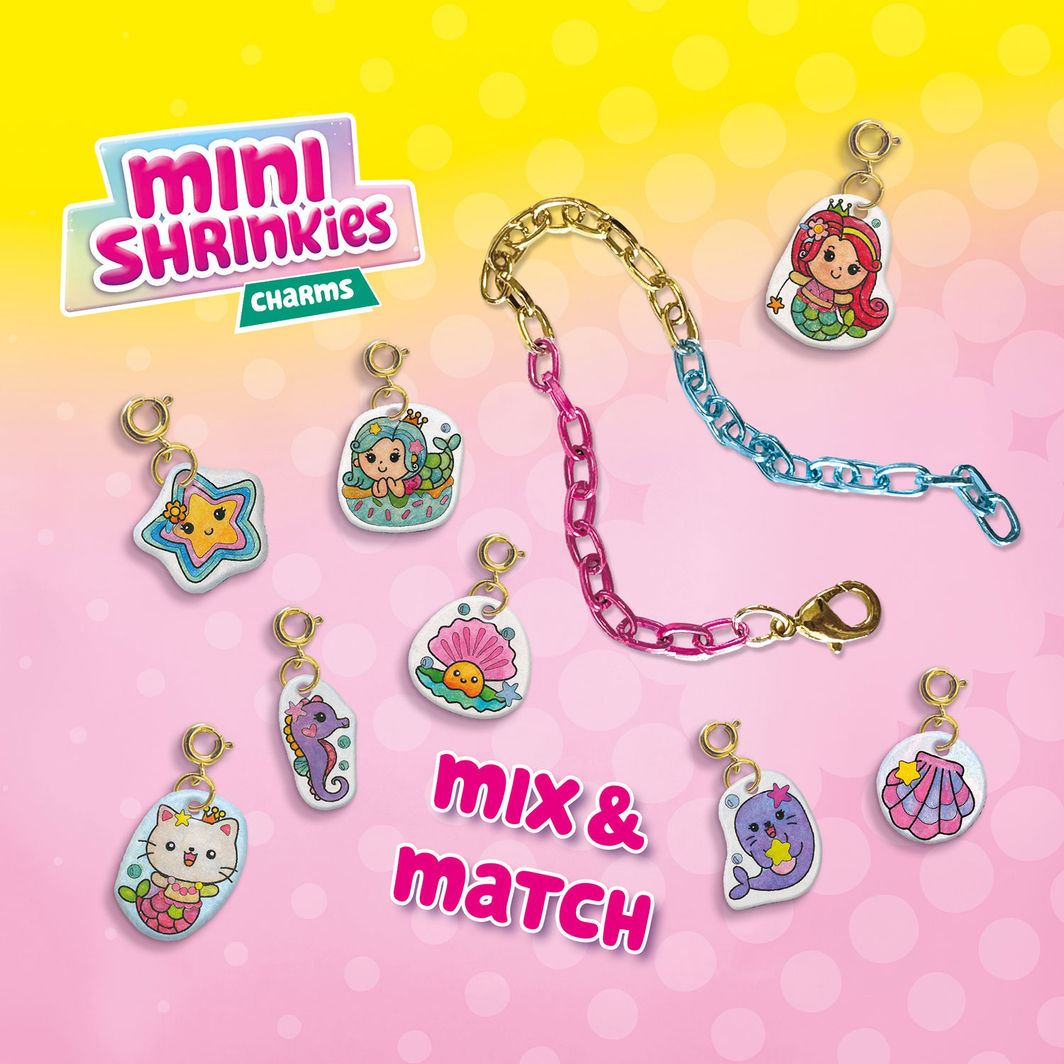 SES Creative Krympeplast, Mini Shrinkies - Charmerende havvenner