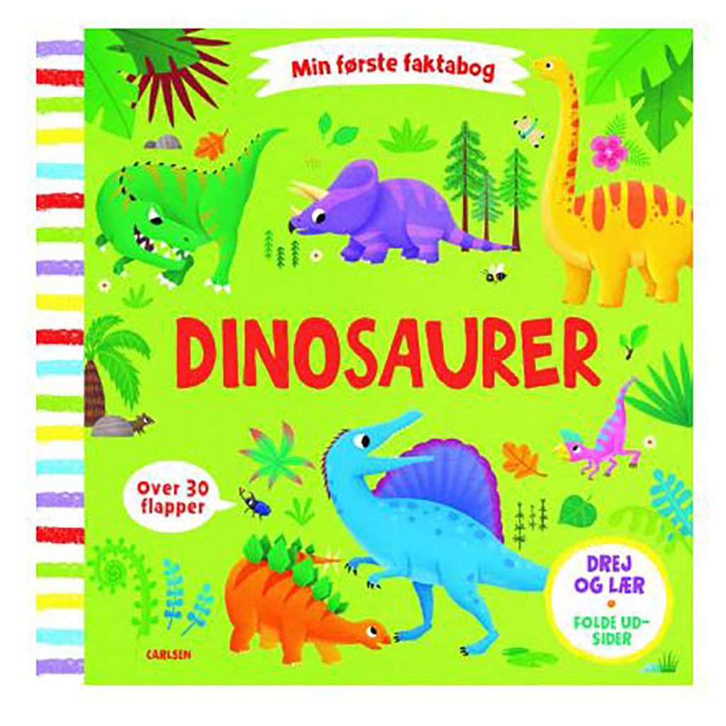 Forlaget Carlsen, flapbog - Min første faktabog: dinosaurer