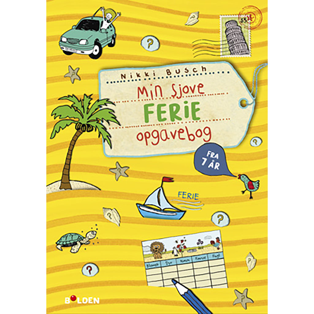 Opgavebog, Min sjove ferie opgavebog - Fra 7 år