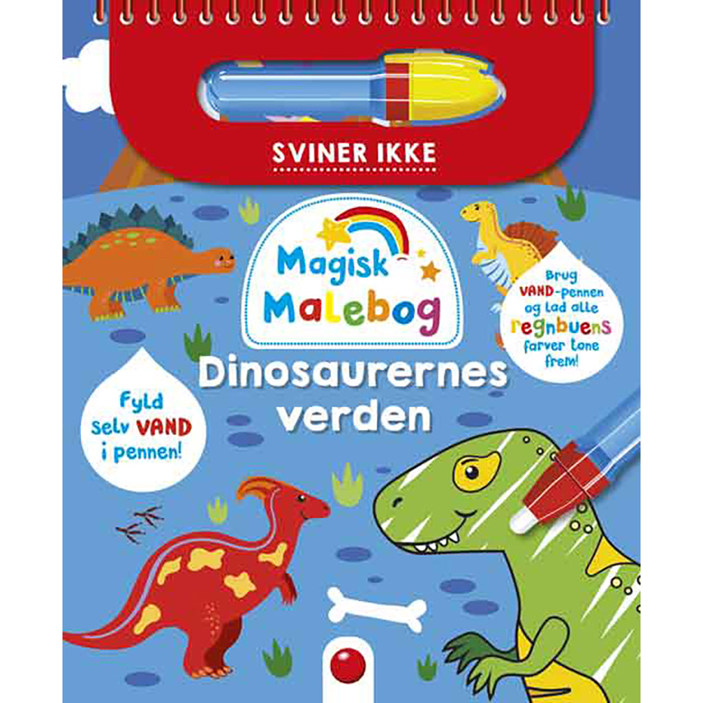 Forlaget Bolden, Magisk malebog, mal m vand - Dinosaurernes verden