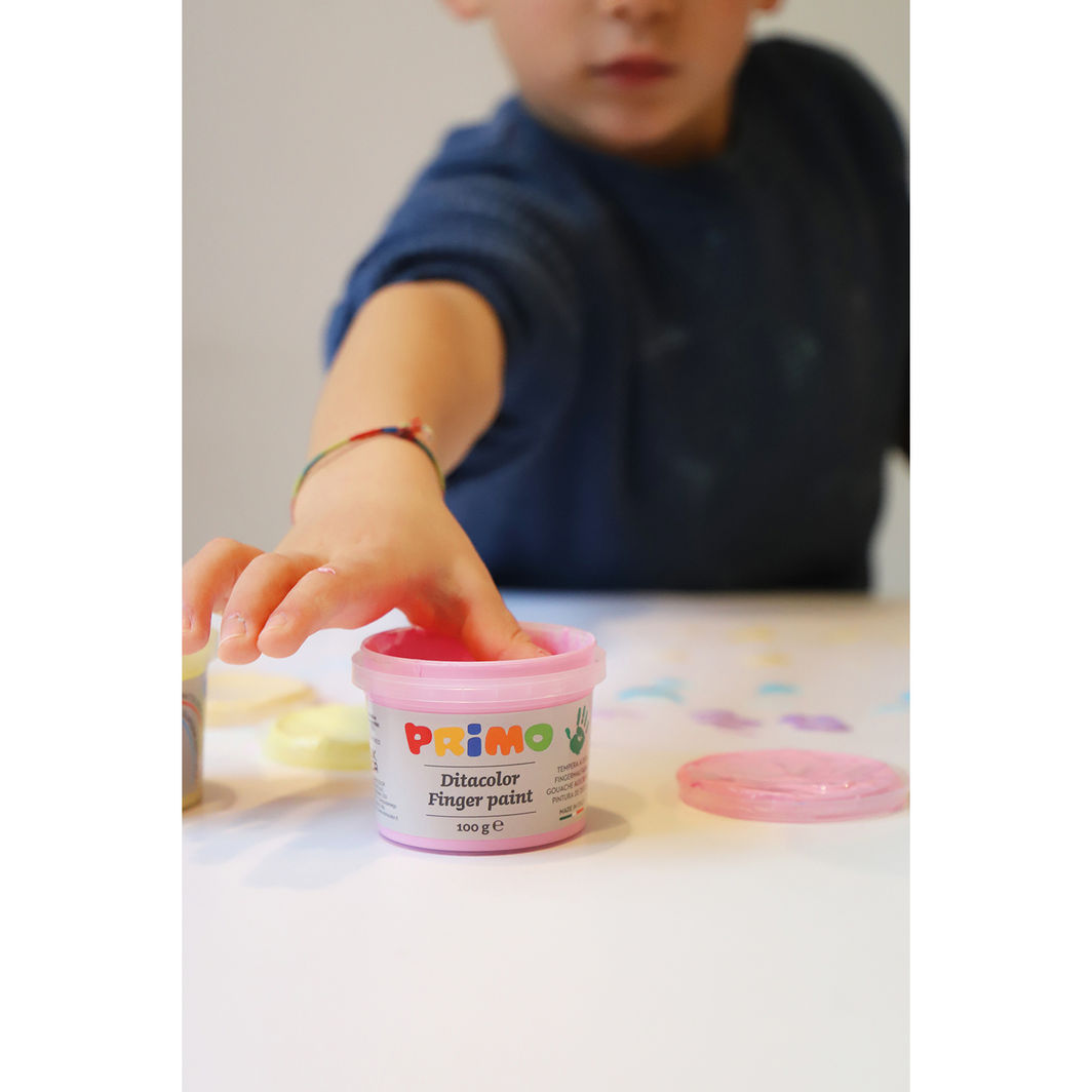 Primo Fingermaling 6 bøtter - Pastel