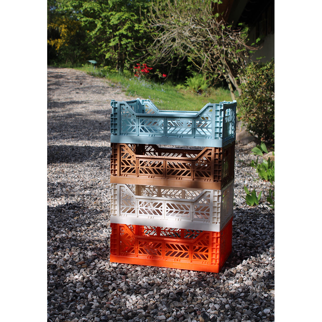 Aykasa Mini foldekasse, Warm taupe