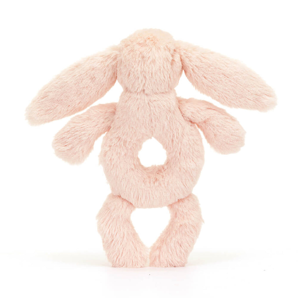 Baby Jellycat ring rangle, Kanin, blush - 15 cm