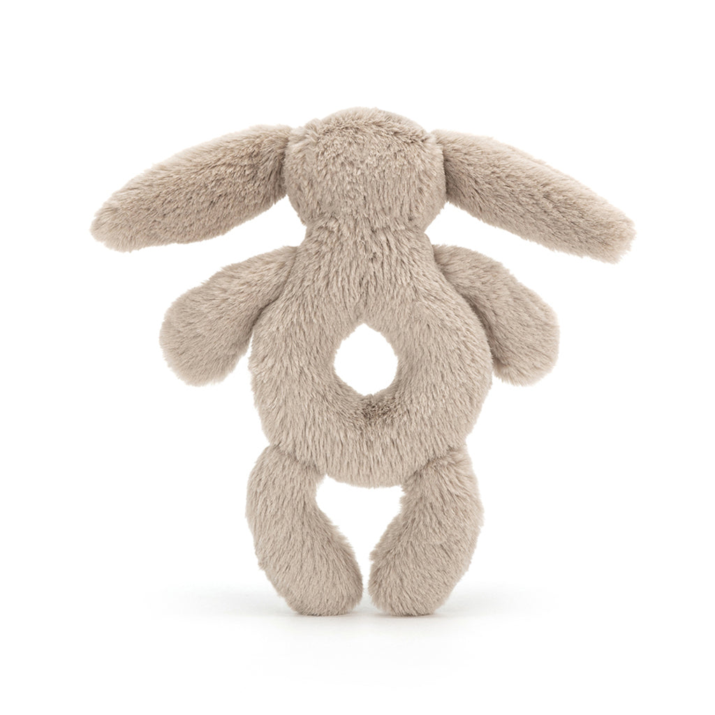 Baby Jellycat ring rangle, Kanin, beige - 15 cm