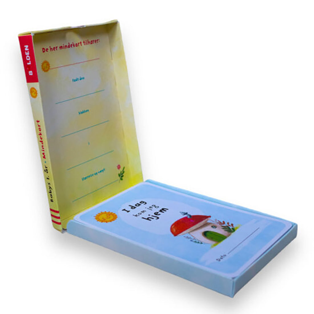 Forlaget Bolden, Babys første år – Mindekort