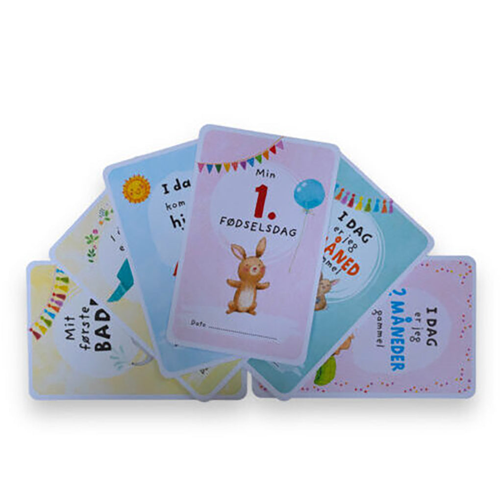 Forlaget Bolden, Babys første år – Mindekort