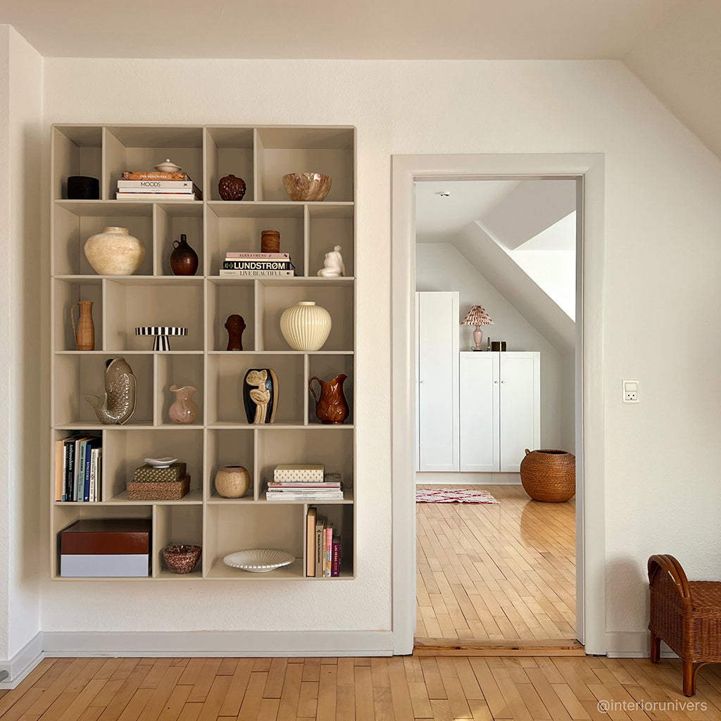 By Aulum Brooklyn vægreol, 117x177 cm - Sand