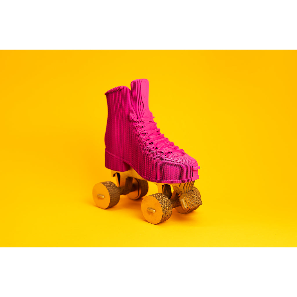 Cartonic 3D Puslespil, Saml-selv pap kunstværk - Rulleskøjte