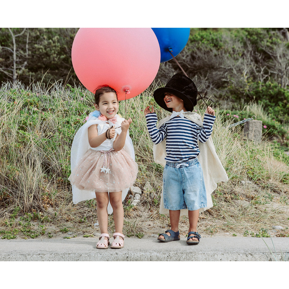 Great Pretenders udklædningstøj, Paillet prinsesse kappe, Guld - str. 4-6 år