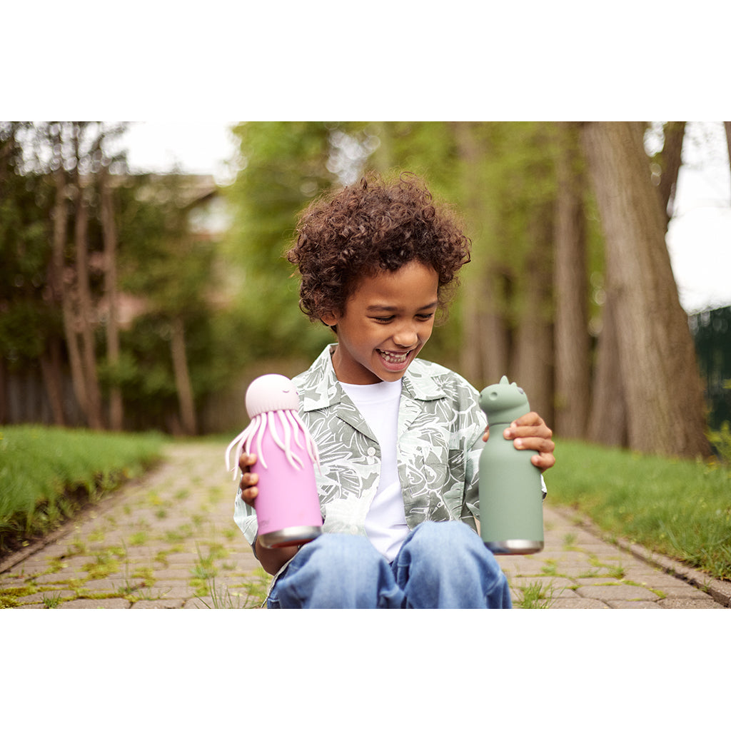 Asobu Bestie Animal termo drikkedunk, 460 ml. - Flamingo