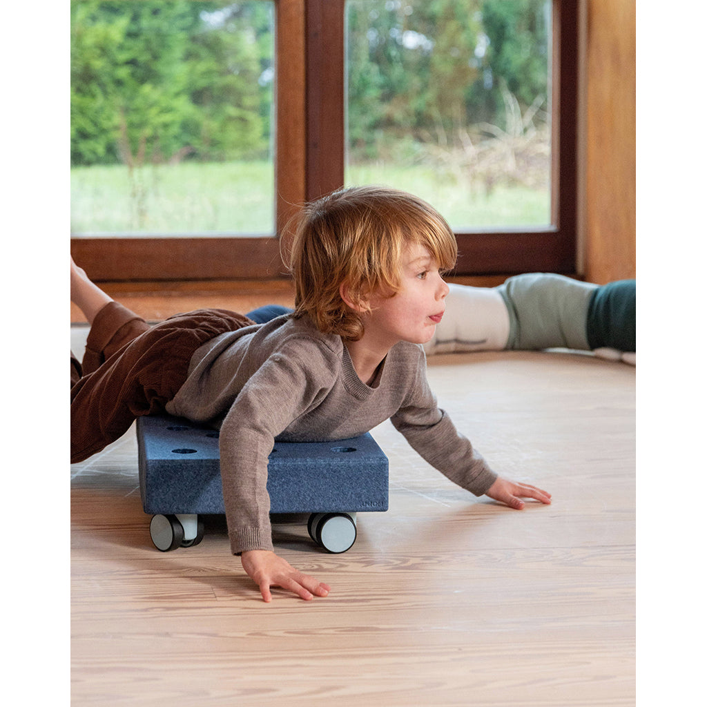 Modu byggelegetøj i skum, Curiosity sæt, 14 dele - Deep Blue / Sky Blue