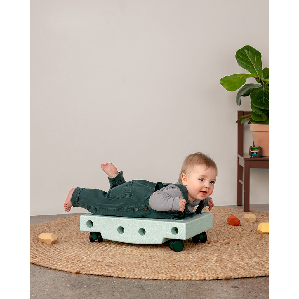 Modu byggelegetøj i skum, Curiosity sæt, 14 dele - Ocean mint/ Forest green