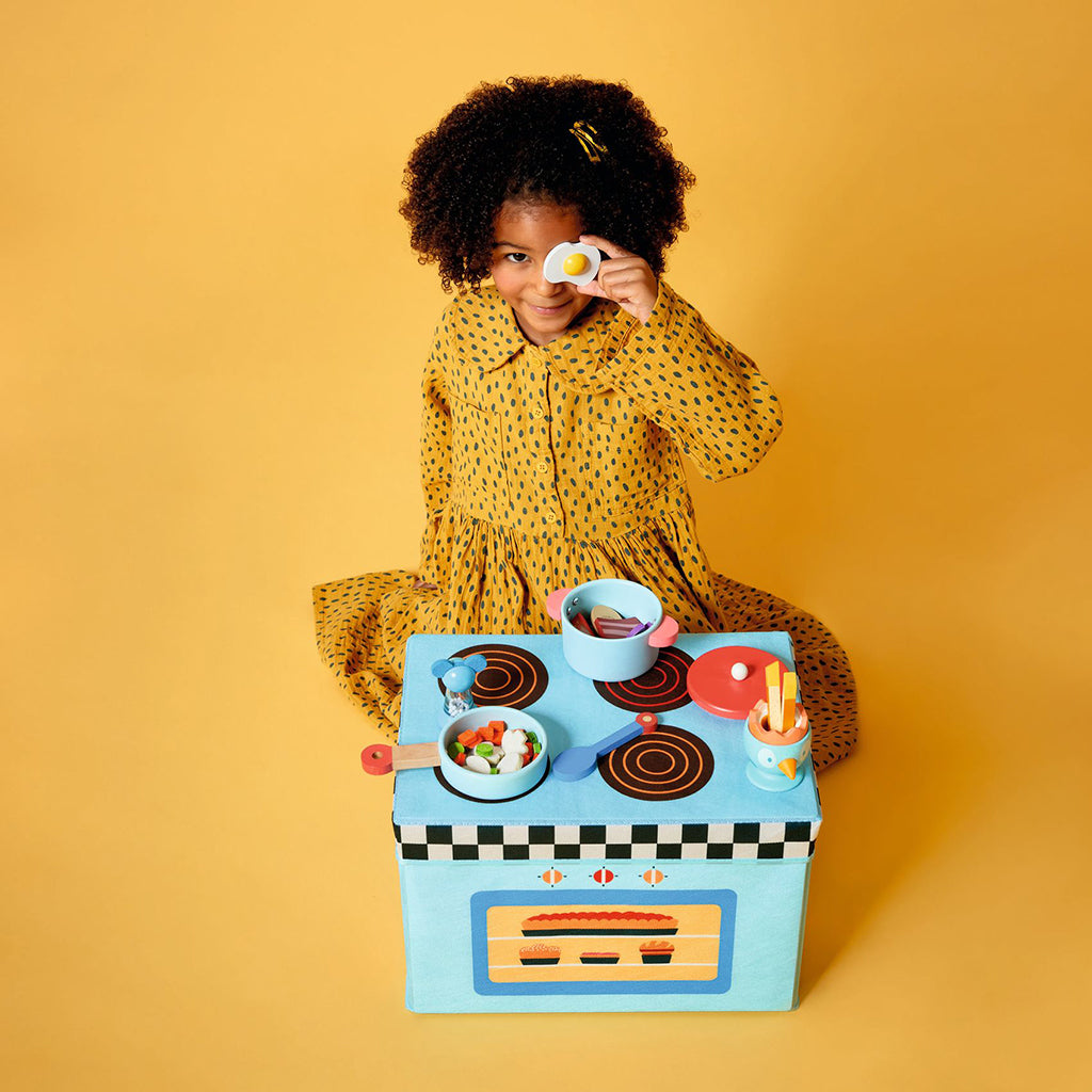 Djeco legetøjskasse/skammel - Komfur