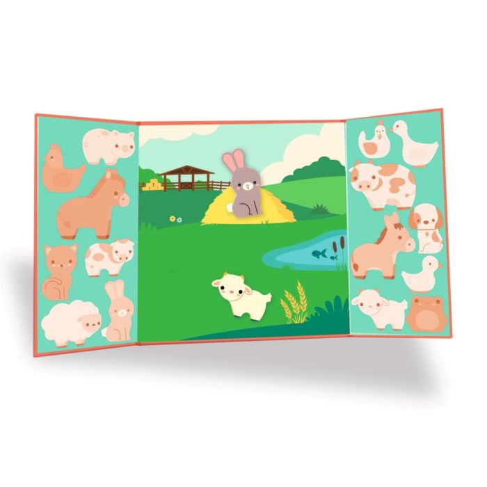 Djeco genanvendelige stickers, Bondegården