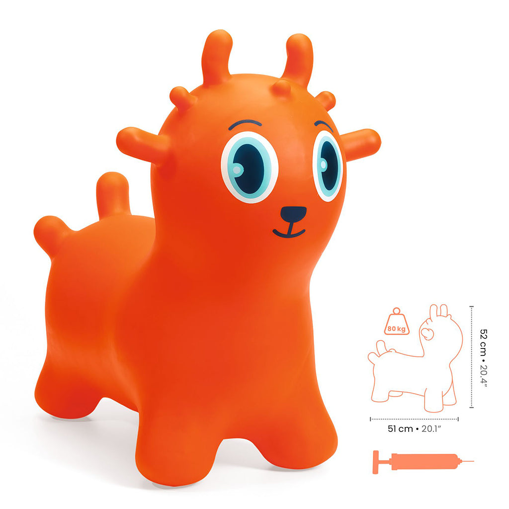 Djeco Hoppedyr, Sunny - Orange