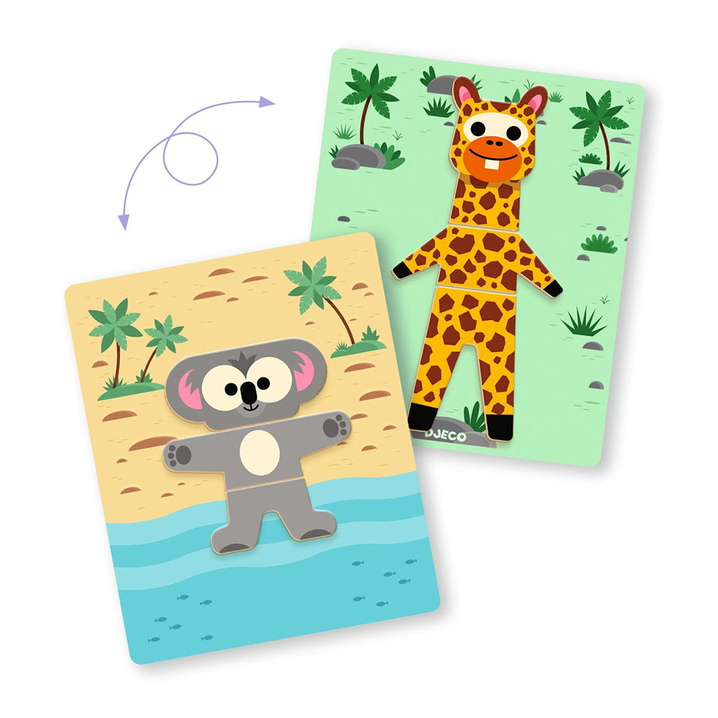 Djeco magnetleg, Inzebox - Mix&