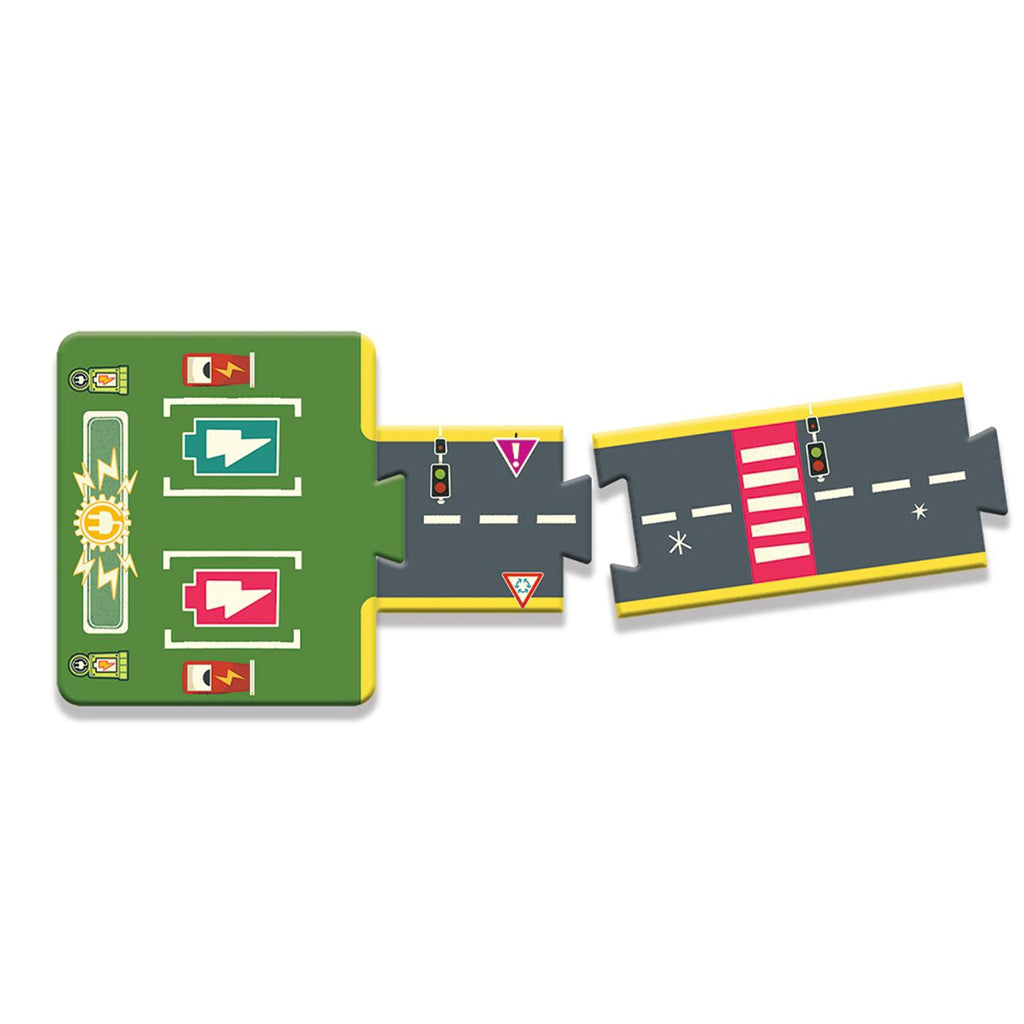 Djeco Crazy Motors puslespil, Vej - 26 brikker