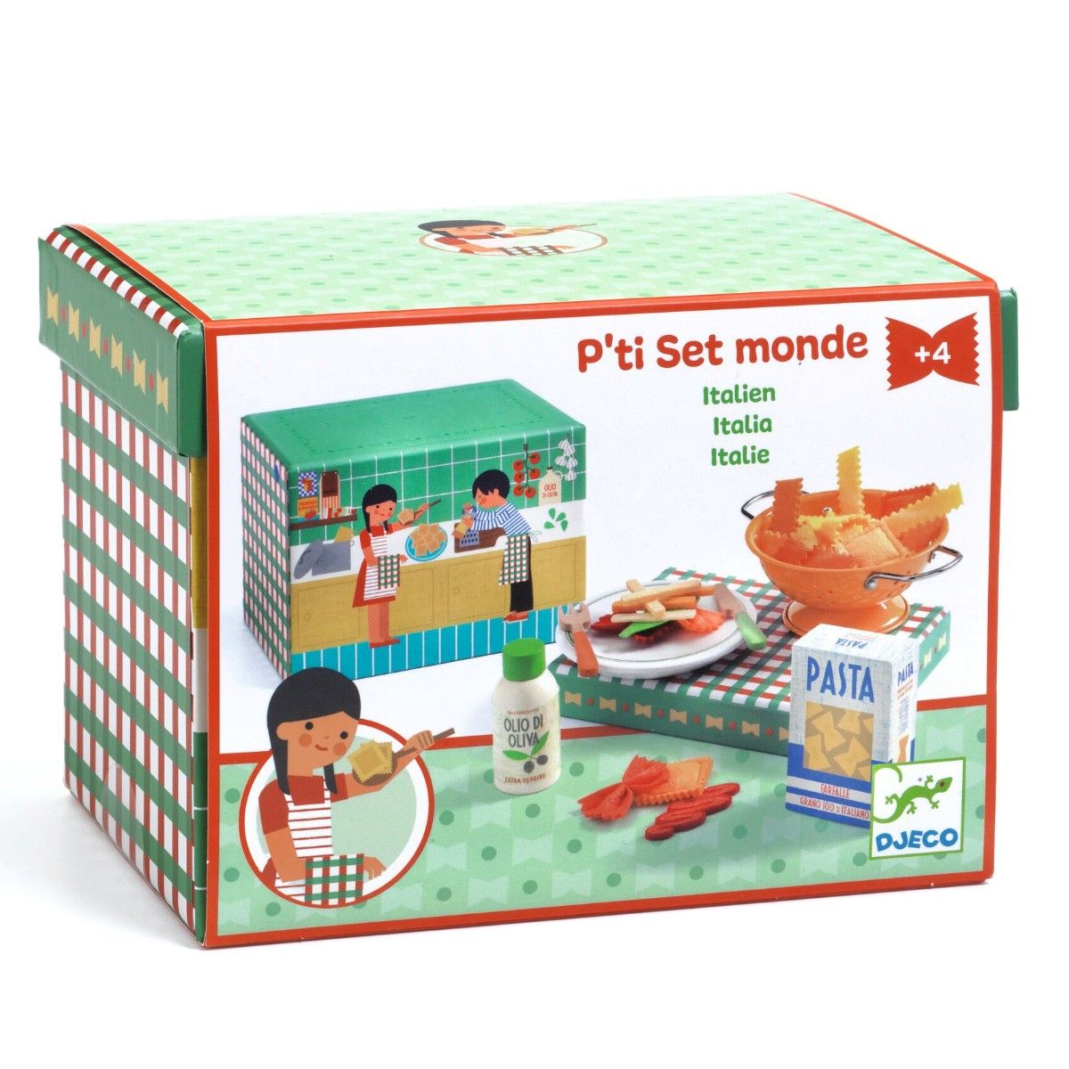 Djeco P’ti set, legemad - Italien
