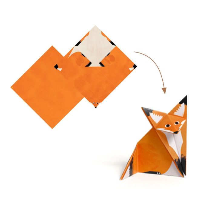 Djeco Origami, Skoven - Niveau 3