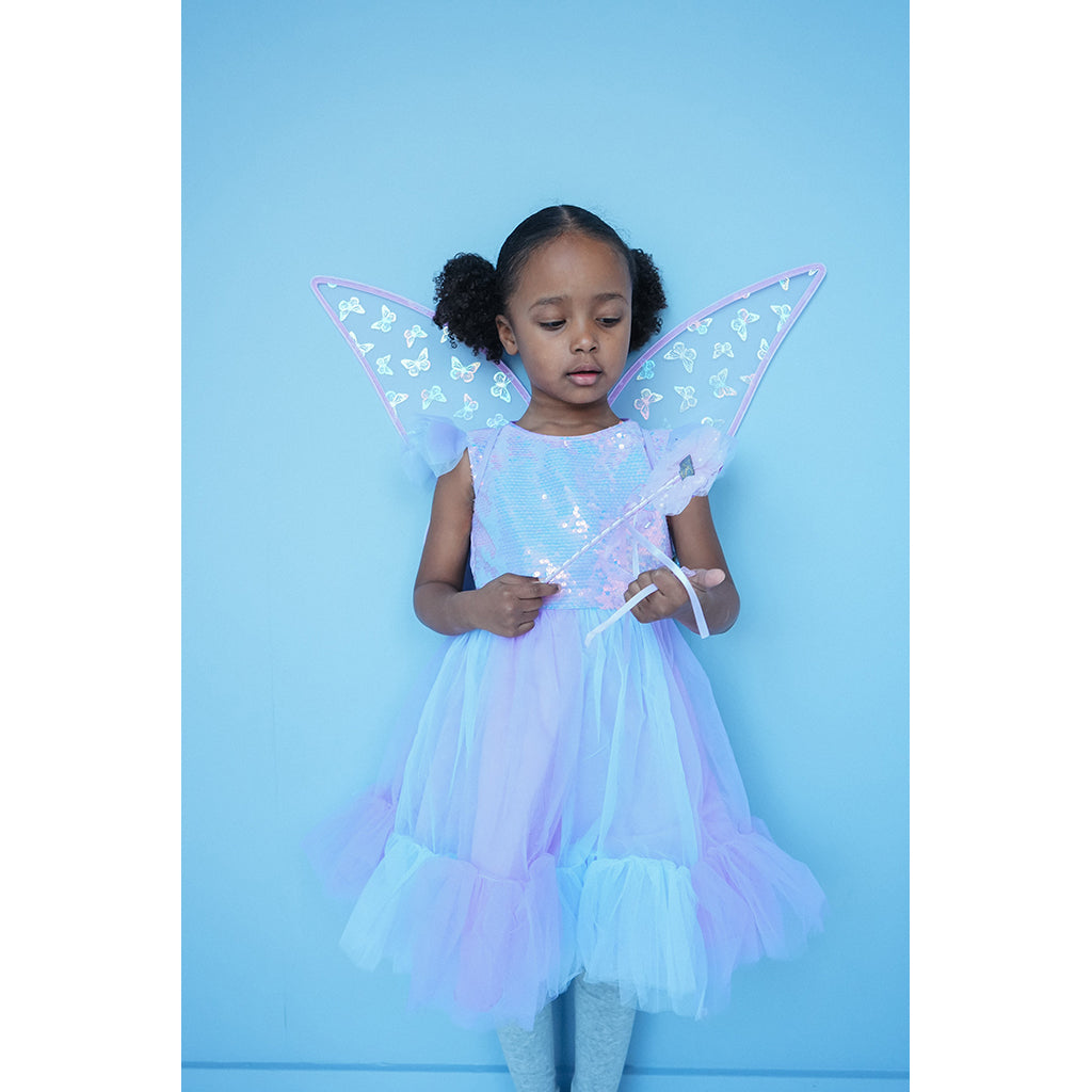 Den goda Fen, Lilla sommerfugl kjole - Str. 2-8 år