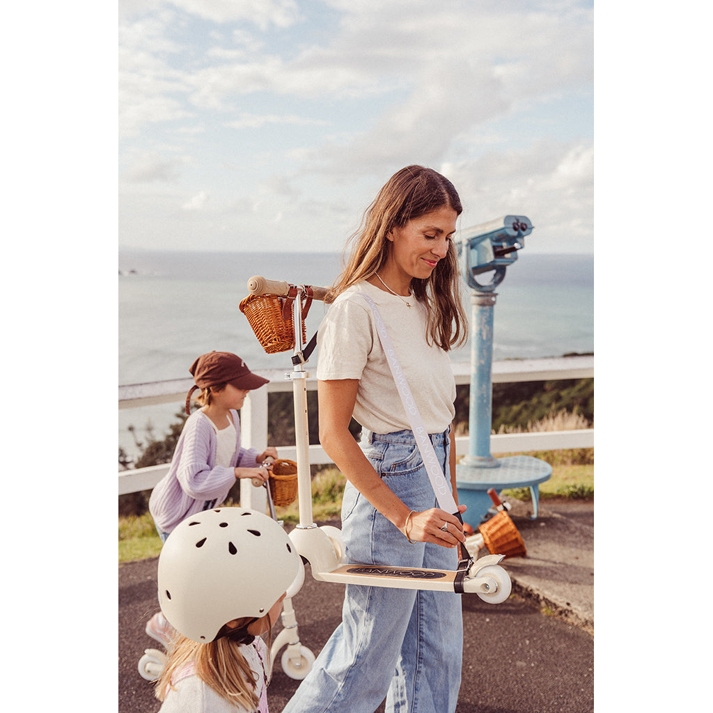 Banwood Carry strap, bærestop til skateboard, løbehjul og løbecykel - Cream