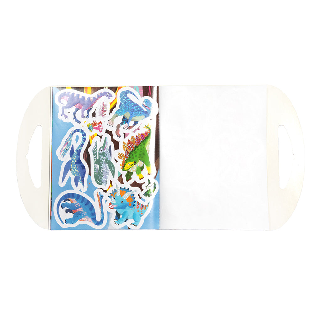 eeBoo Klistermærkebog, Dinosaurer