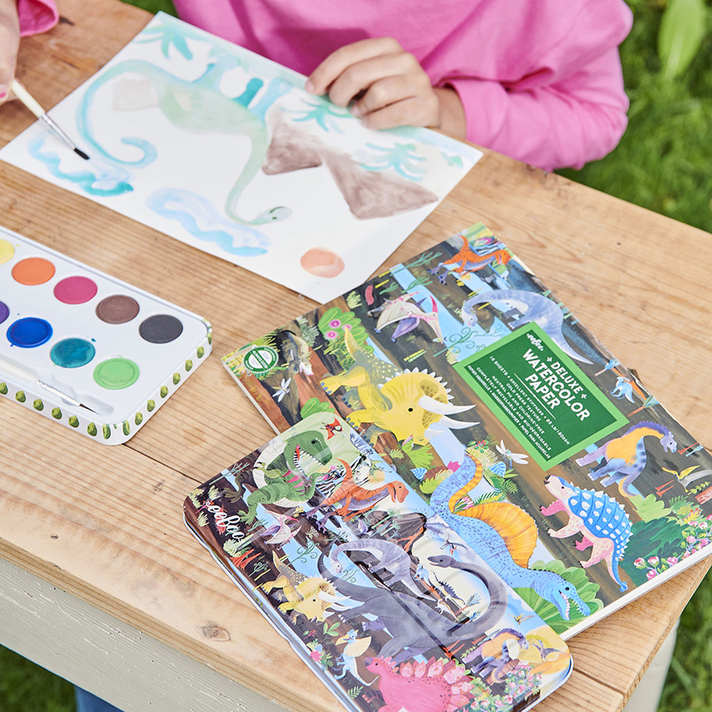 eeBoo Akvarelpapir, Dinosaur